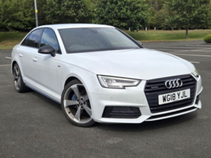 2018 Audi A4 2.0 Tdi Black Edition S Tronic Quattro Euro 6 (s/s) 4dr in White — image 3