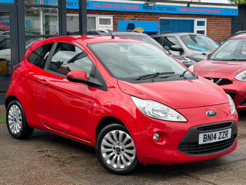 2014 Ford Ka 1.2 Zetec Euro 6 (s/s) 3dr in Red — image 1