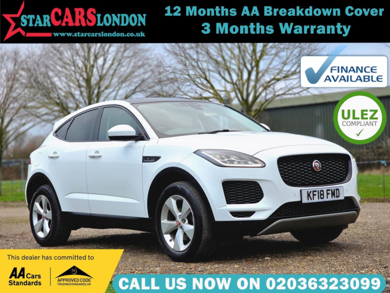 2018 Jaguar E-Pace 2.0 D150 S Auto AWD Euro 6 (s/s) 5dr in White — image 1