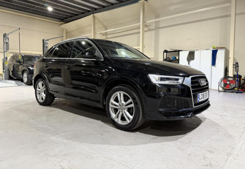 2018 Audi Q3 1.4 Tfsi Cod S Line Edition S Tronic Euro 6 (s/s) 5dr in Black — image 1