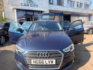 2016 Audi A3 1.0 Tfsi Sport Sportback Euro 6 (s/s) 5dr in Blue — image 2