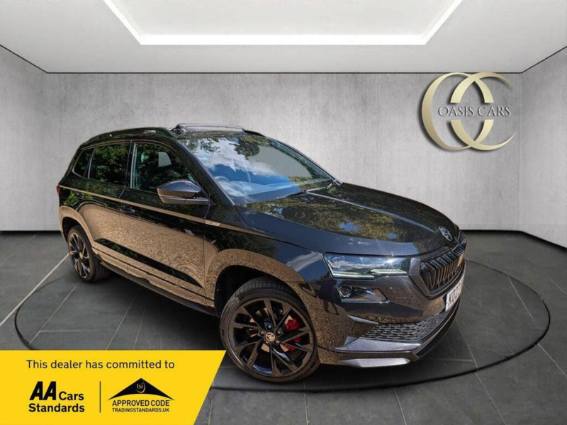 2023 Skoda Karoq 1.5 Tsi Act Sportline DSG Euro 6 (s/s) 5dr in Black — image 1