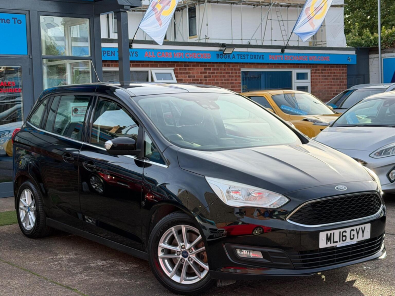 2016 Ford Grand C-Max 1.5 Tdci Zetec Euro 6 (s/s) 5dr in Black — image 1