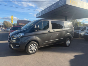 2020 Ford Transit Custom 2.0 320 Ecoblue Limited Crew Van Double Cab 5dr Diesel Auto L1 H1 Euro 6 (s/s) (185 Ps) in Grey — image 4