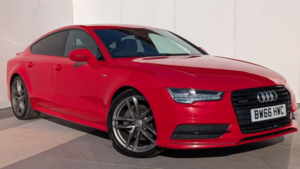 2016 Audi A7 3.0 Tdi V6 Black Edition Sportback S Tronic Quattro Euro 6 (s/s) 5dr in Red — image 5