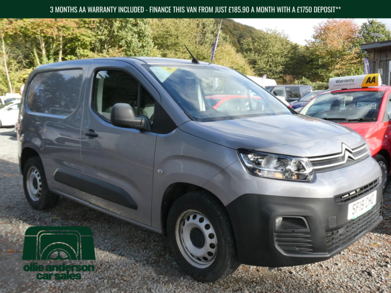 2019 Citroen Berlingo 1.6 Bluehdi 1000 Worker M Panel Van 5dr Diesel Manual Swb Euro 6 (75 Ps) in Grey — image 1