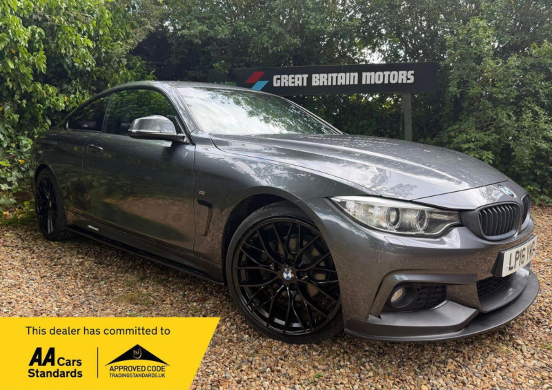 2016 BMW 4 Series 2.0 420d M Sport Auto Xdrive Euro 6 (s/s) 2dr in Grey — image 1