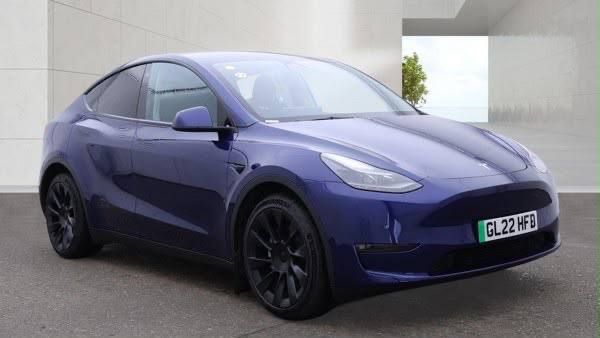 2022 Tesla Model Y (dual Motor) Long Range SUV 5dr Electric Auto 4wde (384 Bhp) in Blue — image 1