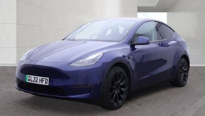2022 Tesla Model Y (dual Motor) Long Range SUV 5dr Electric Auto 4wde (384 Bhp) in Blue — image 3