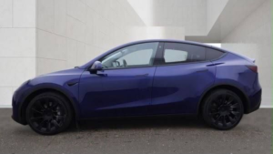 2022 Tesla Model Y (dual Motor) Long Range SUV 5dr Electric Auto 4wde (384 Bhp) in Blue — image 4