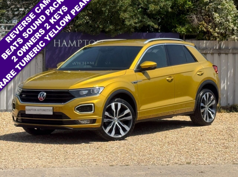 2020 Volkswagen T-Roc 1.5 Tsi Gpf Evo R-Line SUV 5dr Petrol DSG Euro 6 (s/s) (150 Ps) in Yellow — image 1