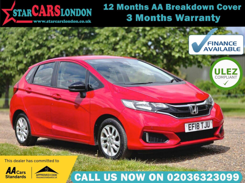 2018 Honda Jazz 1.3 I-Vtec Se CVT Euro 6 (s/s) 5dr in Red — image 1
