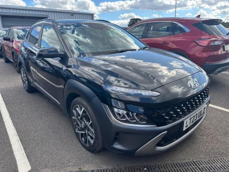 2023 Hyundai Kona 1.6 H-Gdi Ultimate Dct Euro 6 (s/s) 5dr in Black — image 1