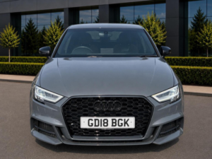 2018 Audi A3 2.0 Tfsi Black Edition Sportback Euro 6 (s/s) 5dr in Grey — image 2