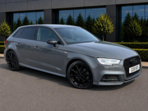2018 Audi A3 2.0 Tfsi Black Edition Sportback Euro 6 (s/s) 5dr in Grey — image 3