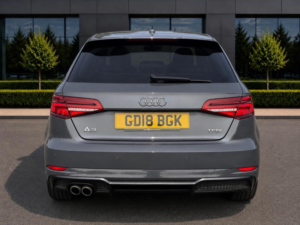 2018 Audi A3 2.0 Tfsi Black Edition Sportback Euro 6 (s/s) 5dr in Grey — image 5