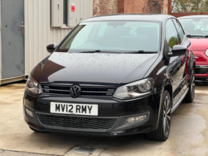 2012 Volkswagen Polo 1.2 Match Euro 5 3dr in Black — image 2