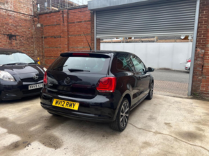2012 Volkswagen Polo 1.2 Match Euro 5 3dr in Black — image 4