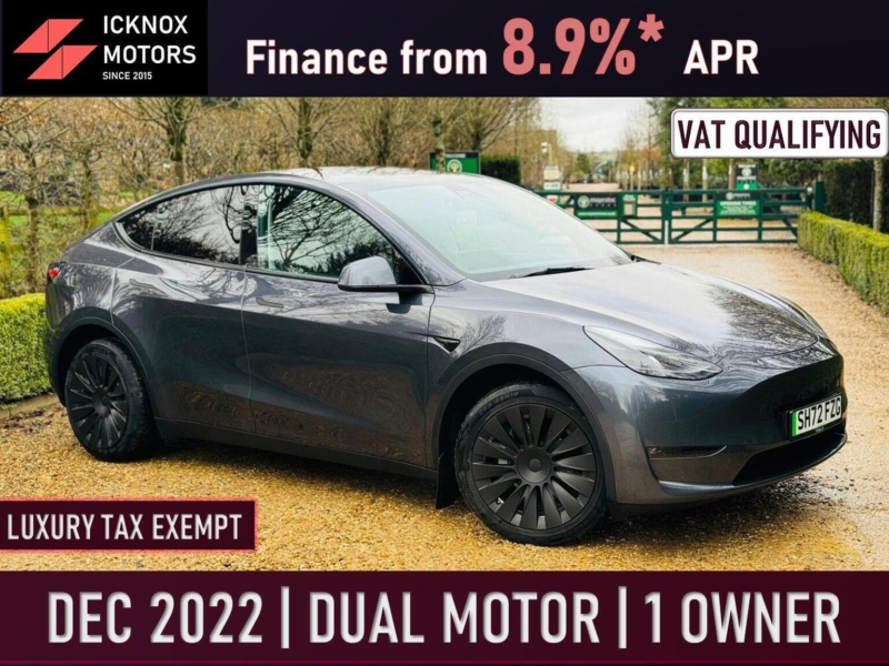 2022 Tesla Model Y (dual Motor) Long Range Auto 4wde 5dr in Grey — image 1