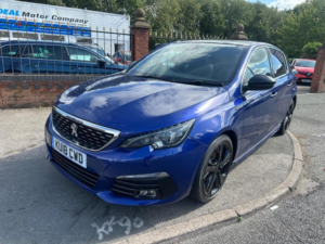 2018 Peugeot 308 1.6 Bluehdi Gt Line Euro 6 (s/s) 5dr in Blue — image 2
