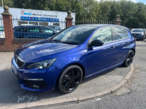 2018 Peugeot 308 1.6 Bluehdi Gt Line Euro 6 (s/s) 5dr in Blue — image 5