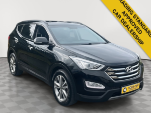 2015 Hyundai Santa Fe 2.2 Crdi Premium SUV 5dr Diesel Auto 4WD Euro 5 (5 Seat) (194 Bhp) in Black — image 2