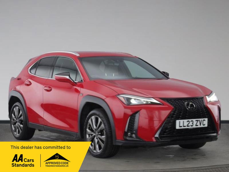 2023 Lexus Ux 2.0 250h F Sport Design SUV 5dr Petrol Hybrid E-CVT Euro 6 (s/s) (184 Ps) in Red — image 1