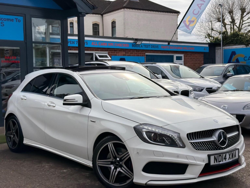 2014 Mercedes-Benz A Class 2.0 A250 Engineered By Amg 7g-Dct 4matic Euro 6 (s/s) 5dr in White — image 1
