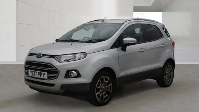 2017 Ford Ecosport 1.0 T Ecoboost Titanium Silver 5dr 1 Keeper+satnav+7 Stamps in Silver — image 1