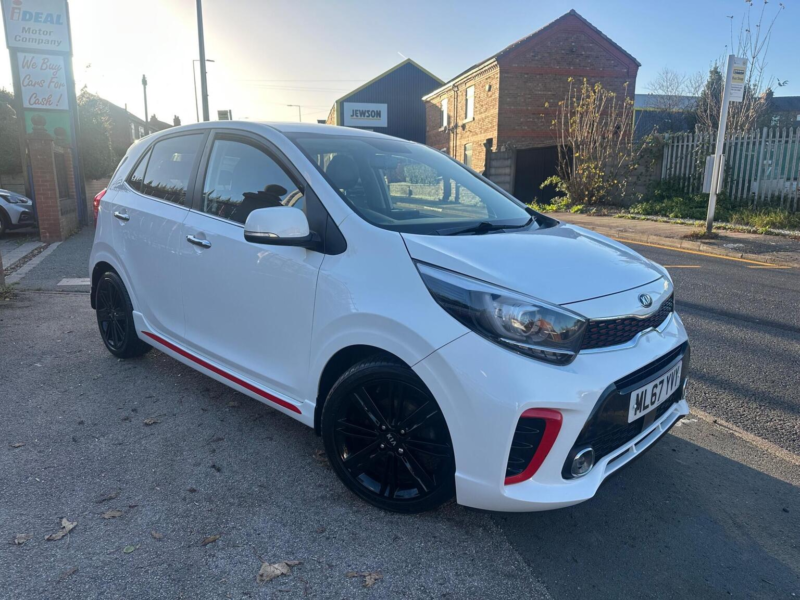 2017 Kia Picanto 1.25 Gt-Line S Euro 6 5dr in White — image 1
