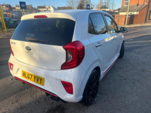 2017 Kia Picanto 1.25 Gt-Line S Euro 6 5dr in White — image 3