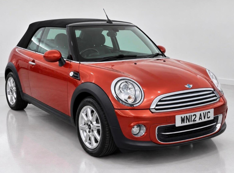 2012 MINI Convertible 1.6 Cooper Euro 5 (s/s) 2dr in Orange — image 1