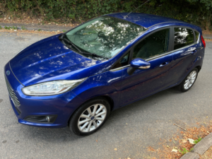 2016 Ford Fiesta 1.0 Titanium Hatchback 5dr Petrol Manual Euro 6 (s/s) (80 Ps) in Blue — image 3