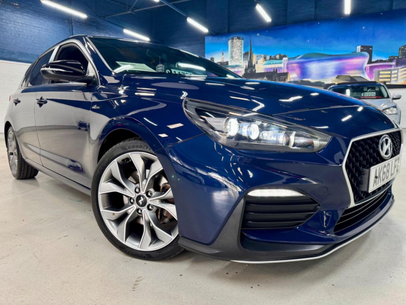 2018 Hyundai I30 1.4 T-Gdi N Line + Euro 6 (s/s) 5dr in Blue — image 1