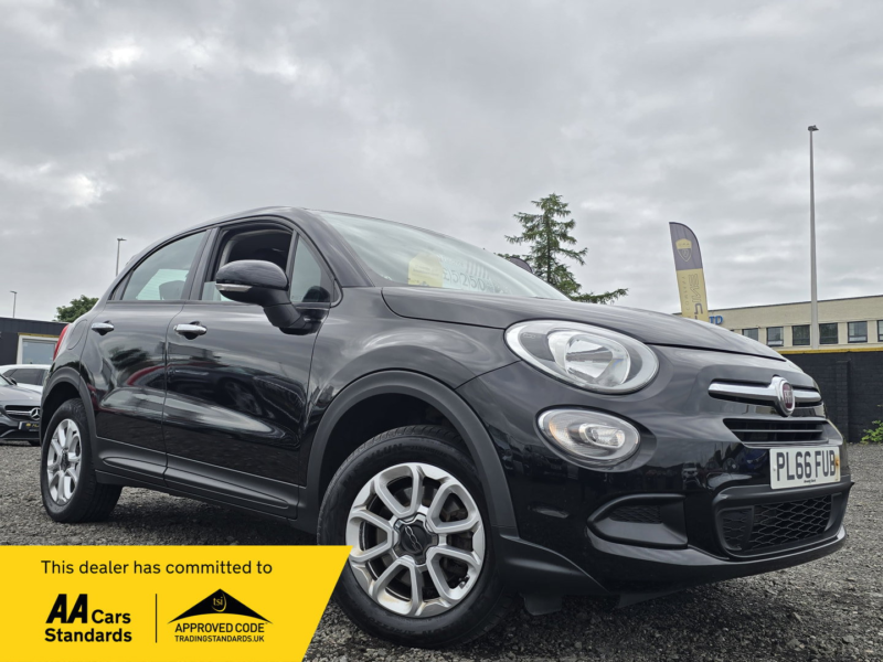 2016 Fiat 500x 1.6 E-Torq Pop SUV 5dr Petrol Manual Euro 6 (110 Ps) in Black — image 1