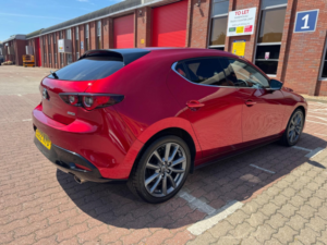 2022 Mazda Mazda3 2.0 E-Skyactiv-G Mhev Sport Lux Auto Euro 6 (s/s) 5dr in Red — image 4