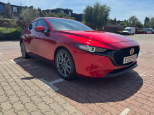 2022 Mazda Mazda3 2.0 E-Skyactiv-G Mhev Sport Lux Auto Euro 6 (s/s) 5dr in Red — image 6
