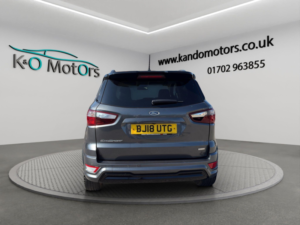 2018 Ford Ecosport 1.0t Ecoboost St-Line Euro 6 (s/s) 5dr in Grey — image 5