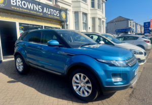 2014 Land Rover Range Rover Evoque 2.2 Sd4 Pure Tech Auto 4WD Euro 5 (s/s) 5dr in Blue — image 5