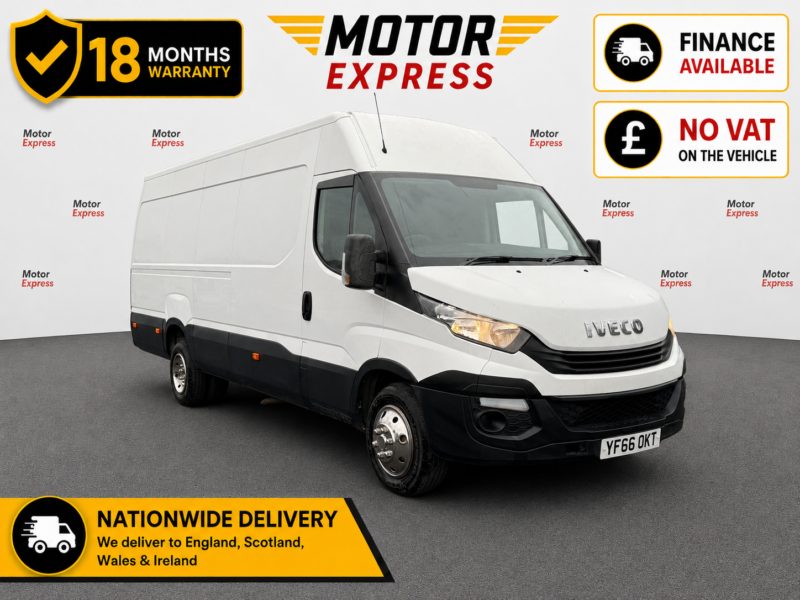 2016 Iveco Daily 2.3 High Roof Semi-Window Crew Van 3520l Wb in White — image 1