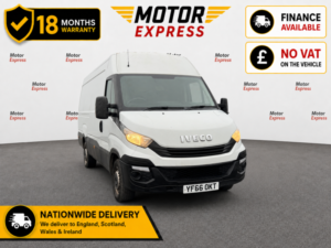 2016 Iveco Daily 2.3 High Roof Semi-Window Crew Van 3520l Wb in White — image 3