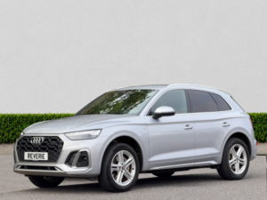 2021 Audi Q5 2.0 Tfsie 50 S Line SUV 5dr Petrol Plug-In Hybrid S Tronic Quattro Euro 6 (s/s) 17.9kwh (299 Ps) in Silver — image 3