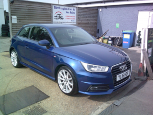 2016 Audi A1 1.6 Tdi S Line in Blue — image 4