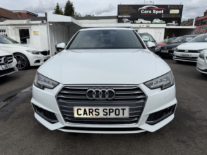 2018 Audi A4 2.0 Tfsi Sport S Line Fresh Import Verified Mile Finance Avb in White — image 3