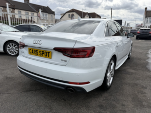2018 Audi A4 2.0 Tfsi Sport S Line Fresh Import Verified Mile Finance Avb in White — image 5