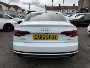 2018 Audi A4 2.0 Tfsi Sport S Line Fresh Import Verified Mile Finance Avb in White — image 6