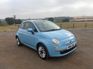 2014 Fiat 500 1.2 Lounge Euro 6 (s/s) 3dr in Blue — image 6