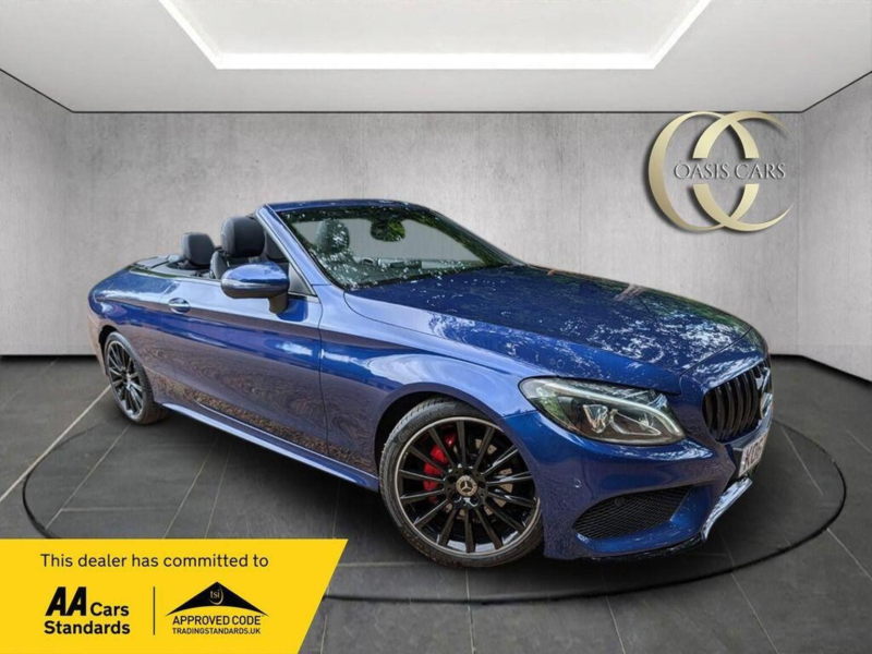2018 Mercedes-Benz C Class 2.0 C200 Amg Line (premium Plus) Cabriolet G-Tronic+ Euro 6 (s/s) 2dr in Blue — image 1