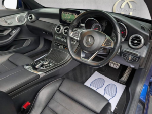 2018 Mercedes-Benz C Class 2.0 C200 Amg Line (premium Plus) Cabriolet G-Tronic+ Euro 6 (s/s) 2dr in Blue — image 3