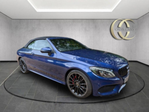 2018 Mercedes-Benz C Class 2.0 C200 Amg Line (premium Plus) Cabriolet G-Tronic+ Euro 6 (s/s) 2dr in Blue — image 4